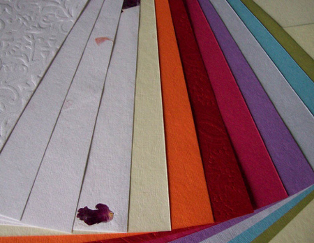 Papier czerpany A4 pełny mix kolorów