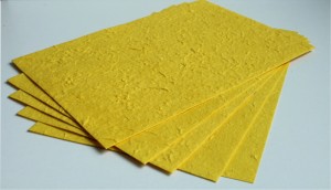 Papier morwowy żółty pulchny