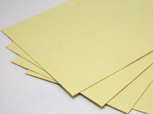 Papier czerpany A4 żółty