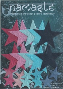 Gwiazdy różowo-niebieskie (dekory papierowe)
