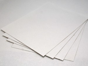 Papier czerpany 30 x 30 cm biały 260 g