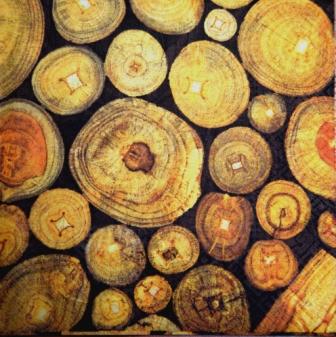 Serwetki decoupage - wzór 14 - drewno