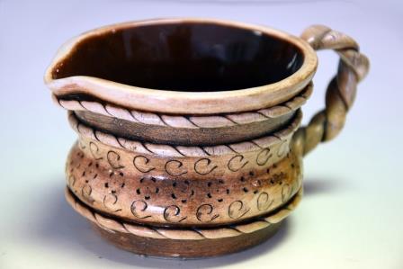 Komplet do kawy - ceramika szamotowa