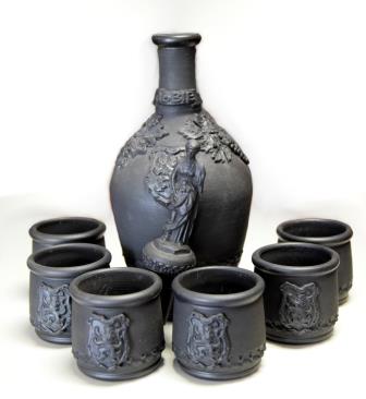 Komplet ceramiczny do napojów z karafką Lwów - Gawareczyzna
