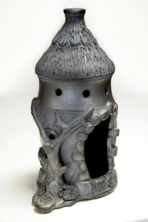 Lampa wieża - ceramika gawarecka