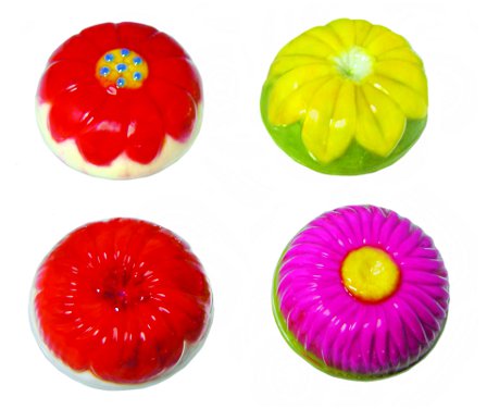 Forma do mydła - kwiaty